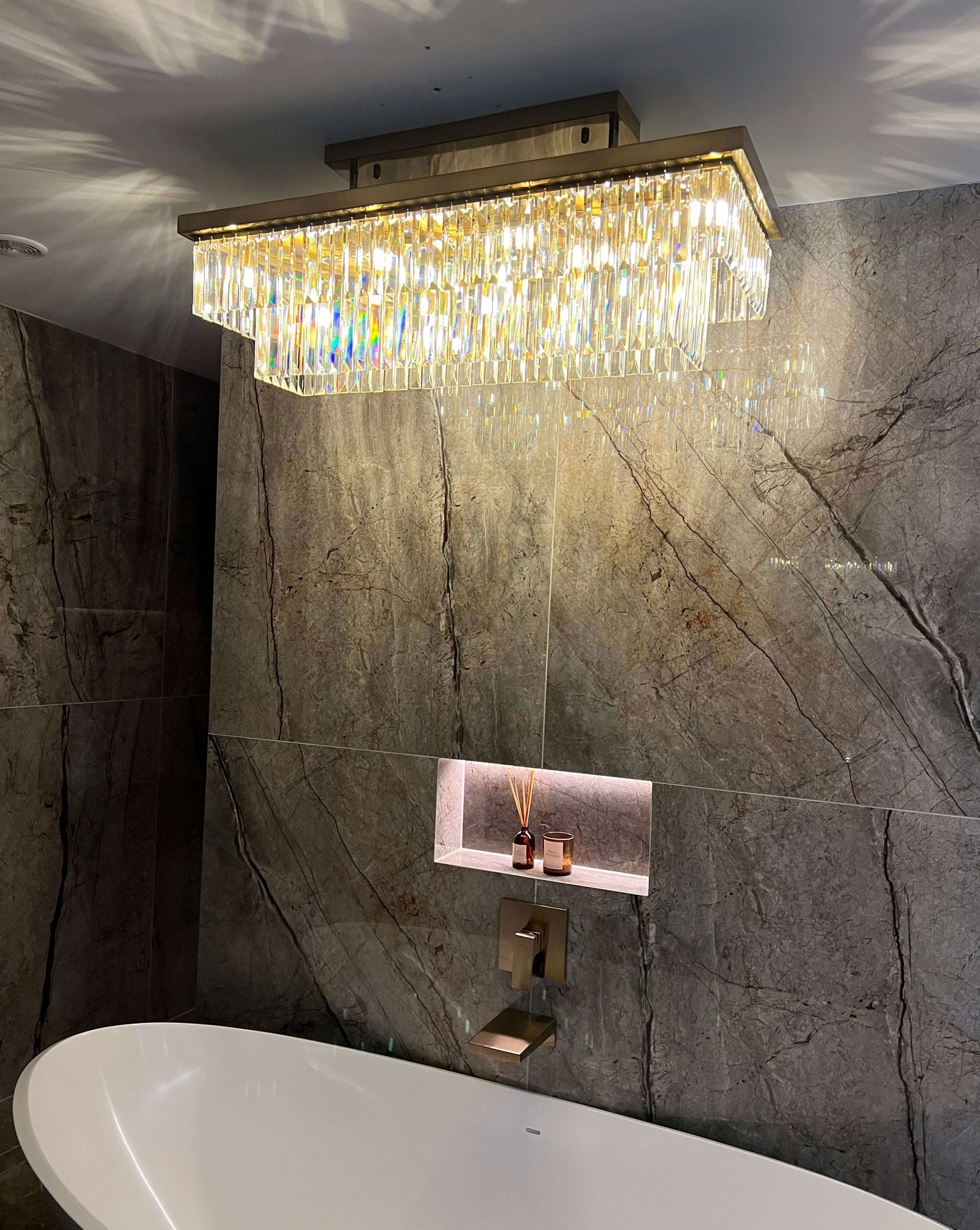 Luxury Bespoke Bathroom IP44 Rated Chandelier