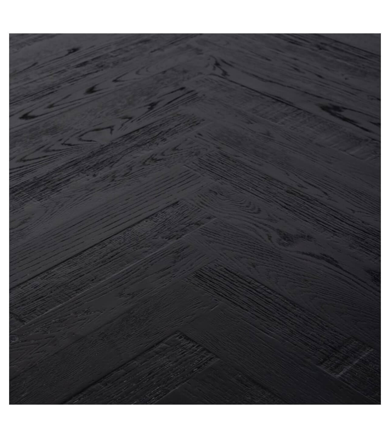 Dark Coffee Curved Edged Dining Table