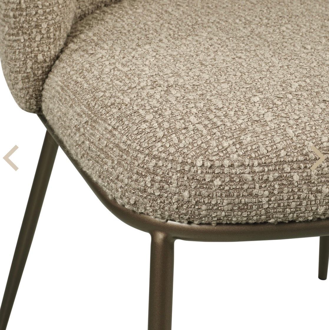 Mocca Bronze Dining Chair Set Of 2