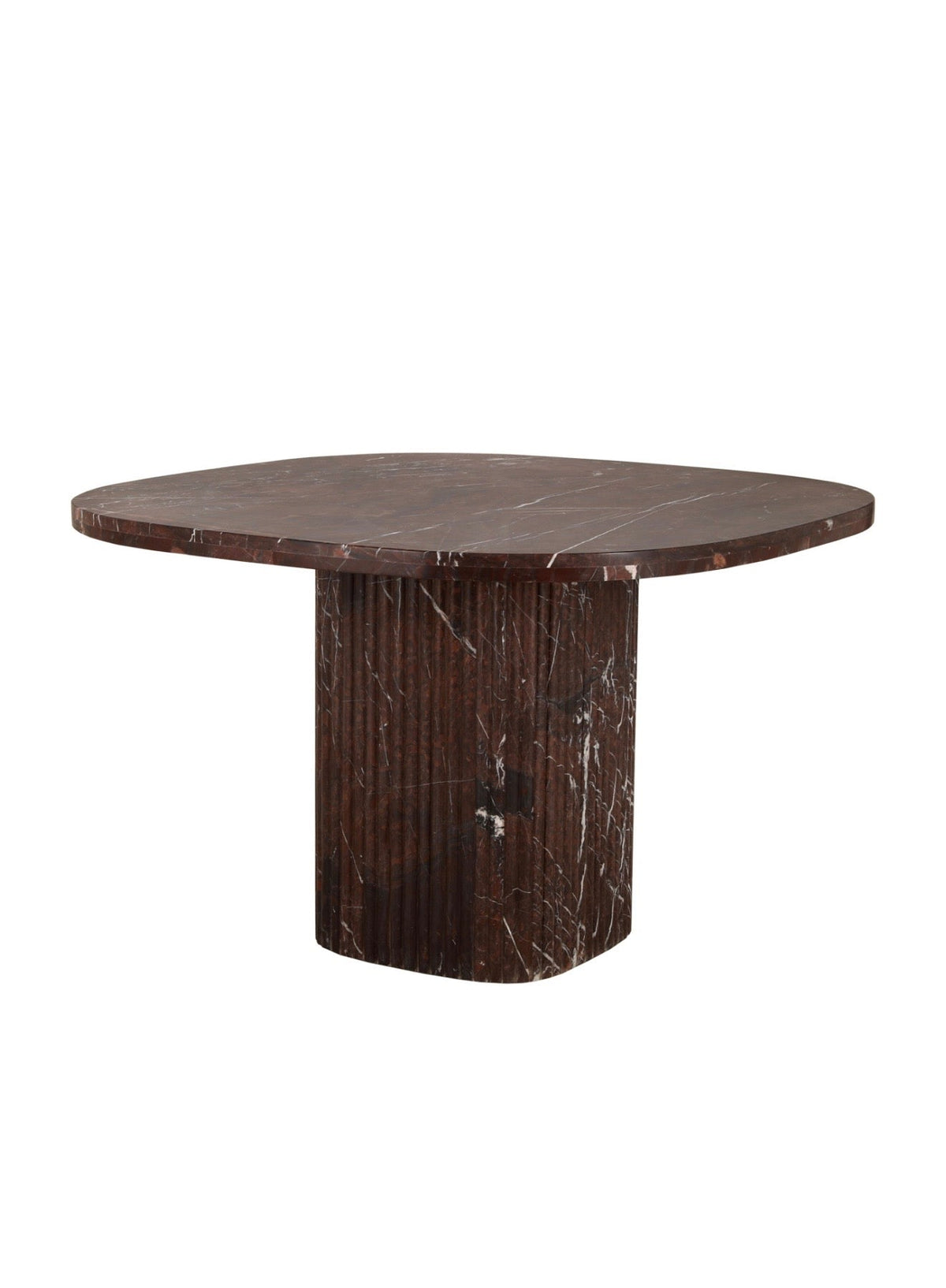 Burgundy Marble Dining Table