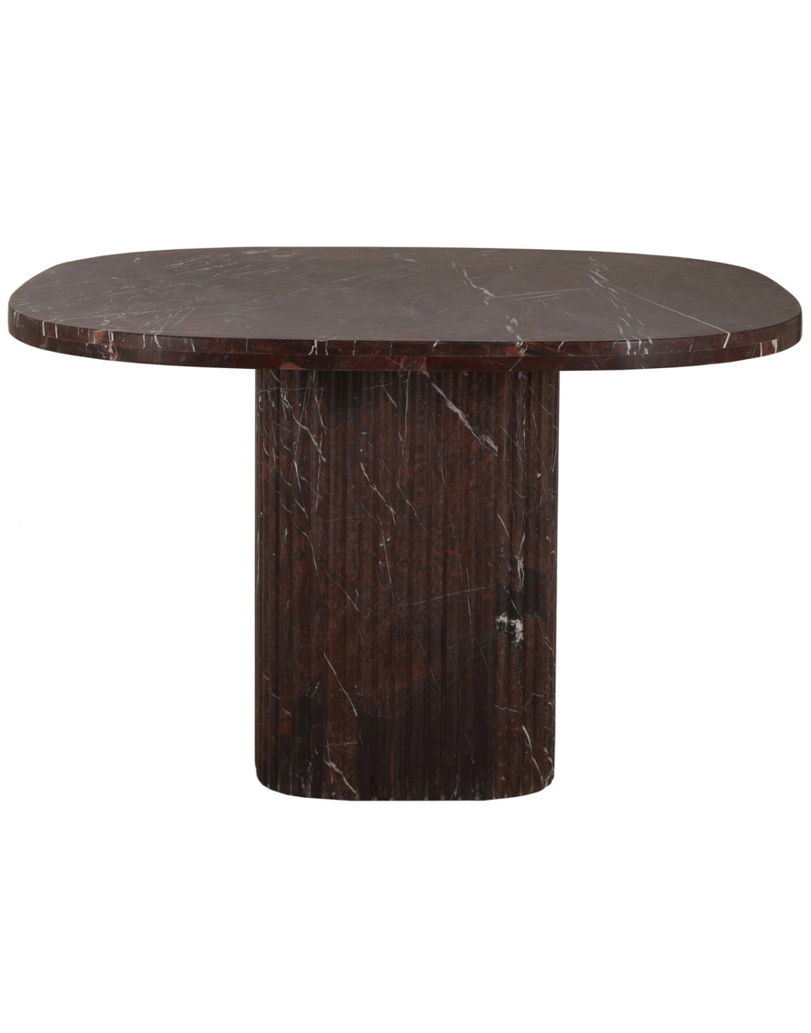 Burgundy Marble Dining Table
