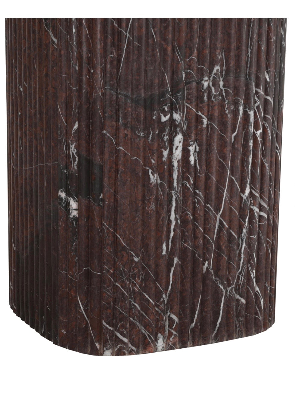Burgundy Marble Dining Table