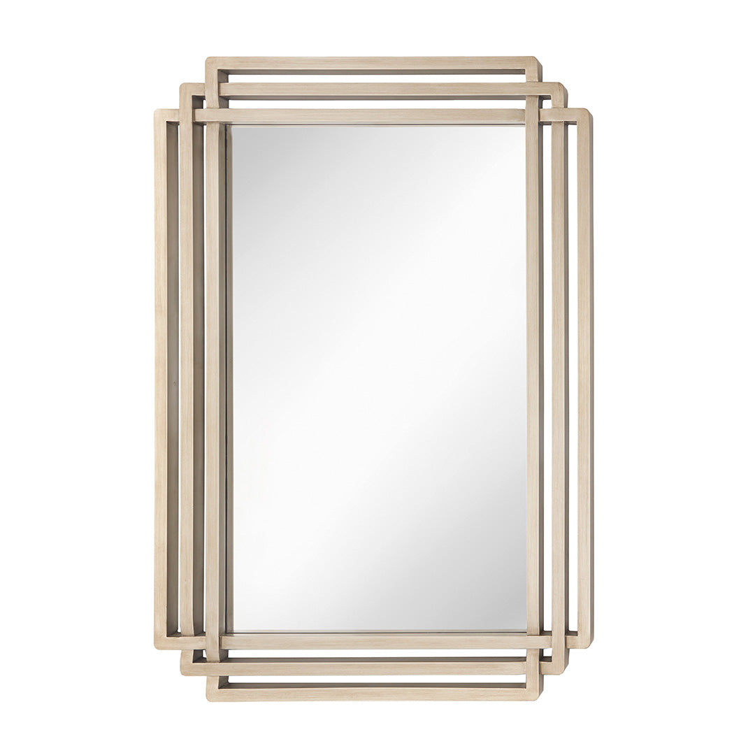 Champagne Leaf Mirror