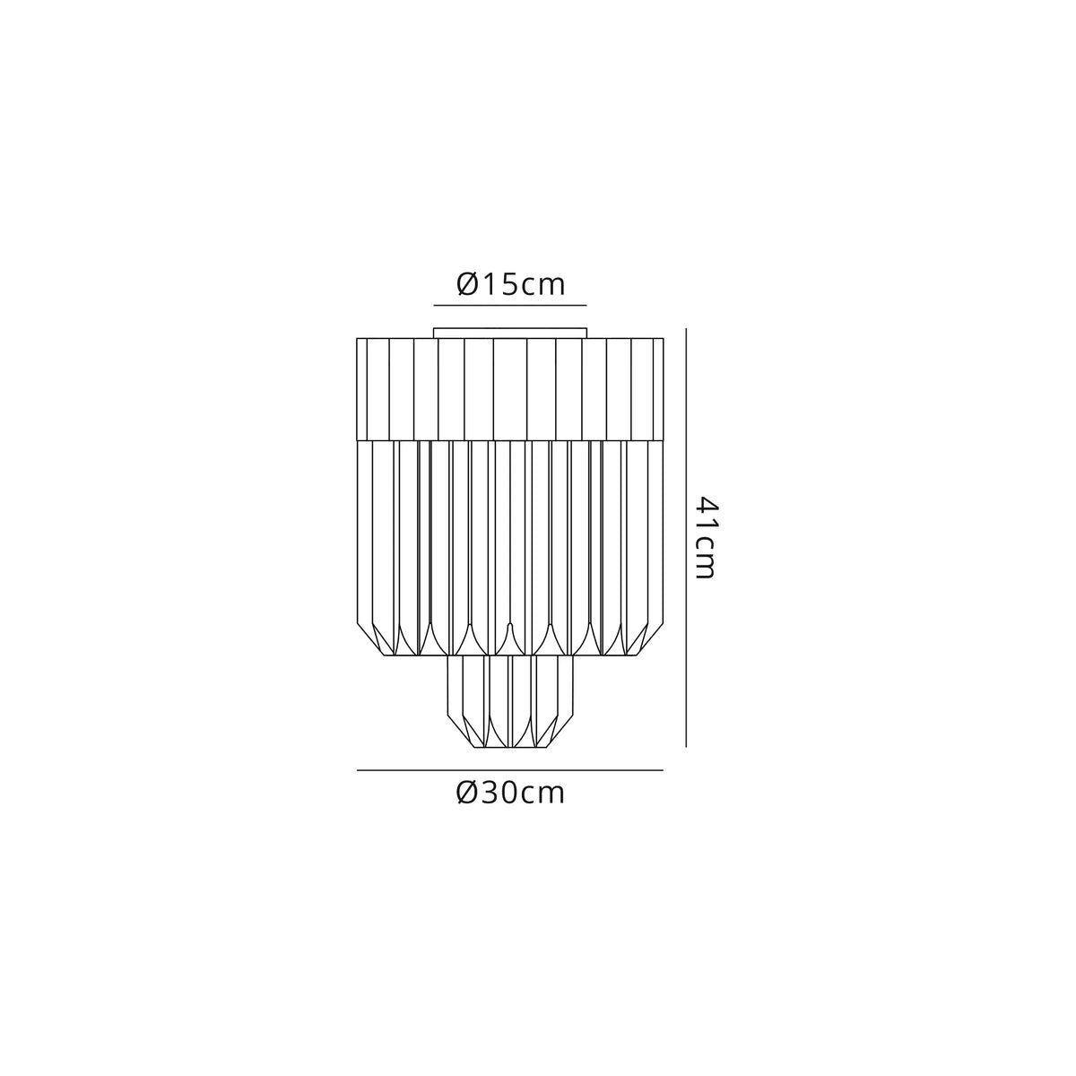 Chelsea 30cm Flush Ceiling Light