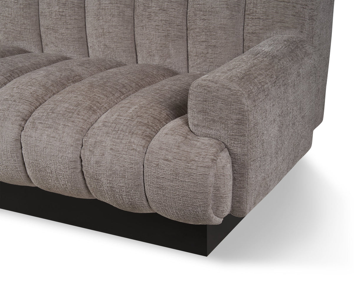 Liang & Eimil Keiron Sofa - Bennet Grey/Matt Black