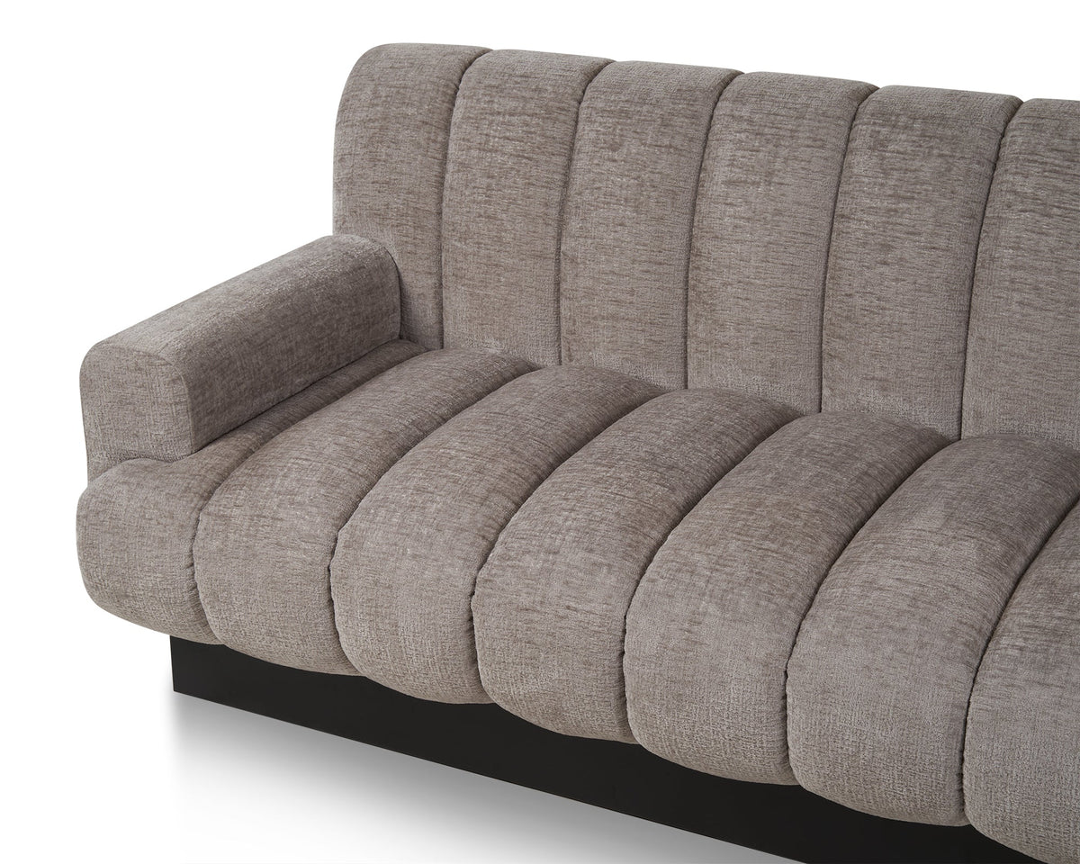 Liang & Eimil Keiron Sofa - Bennet Grey/Matt Black