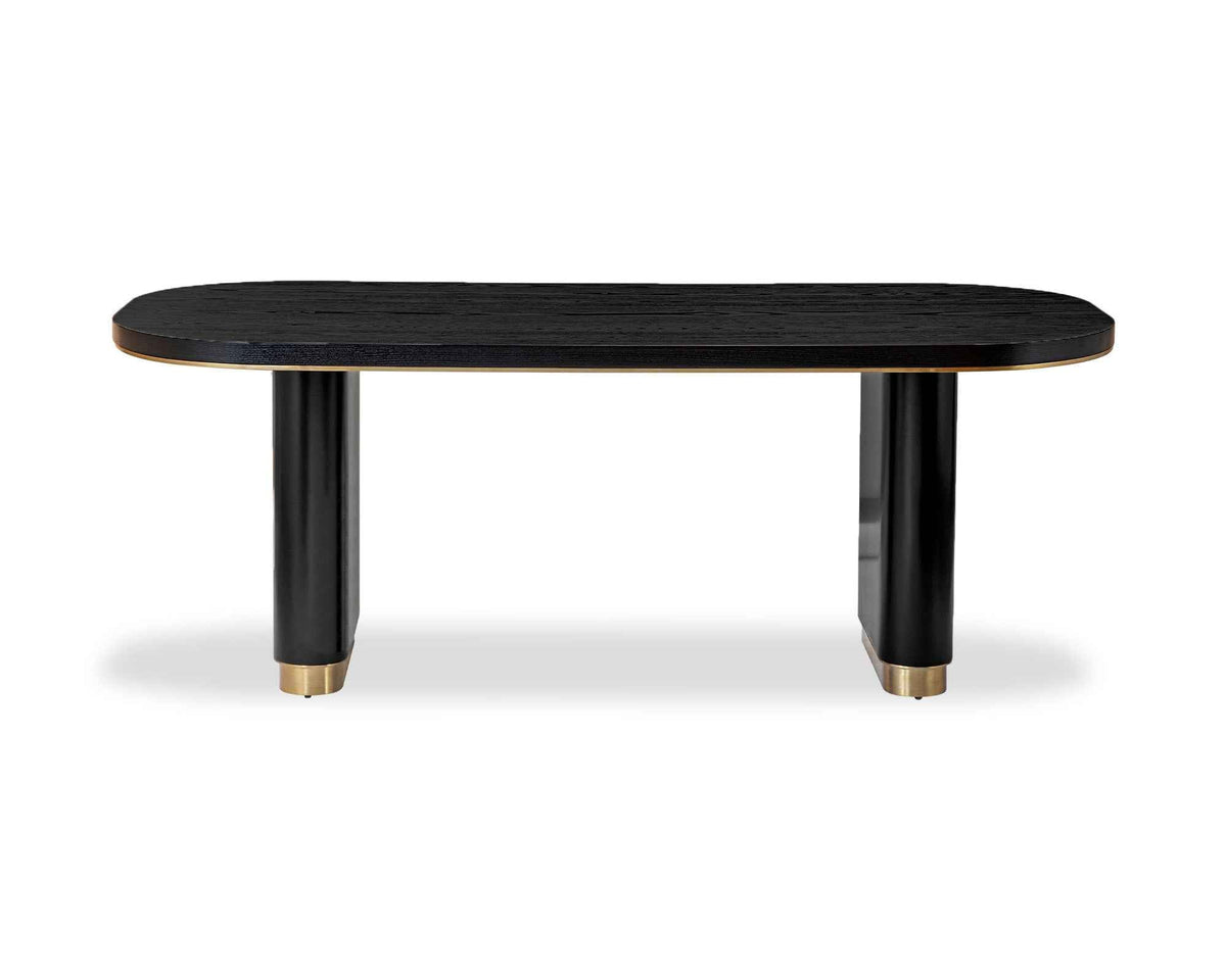 Liang & Eimil Chaplin Dining Table - Black Ash Veneer