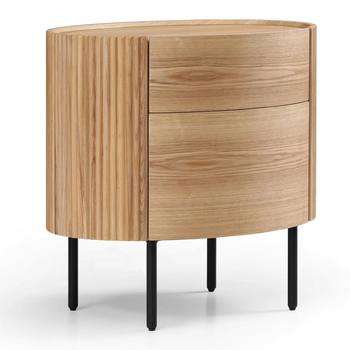 Lantine Bedside Table - Ash Oak