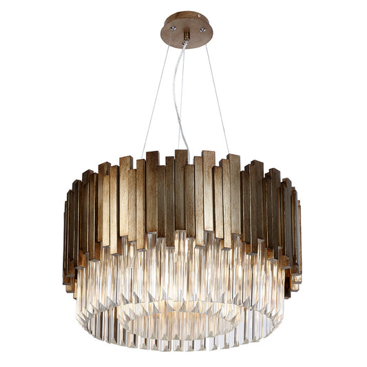 Antique Gold Finish Chandelier