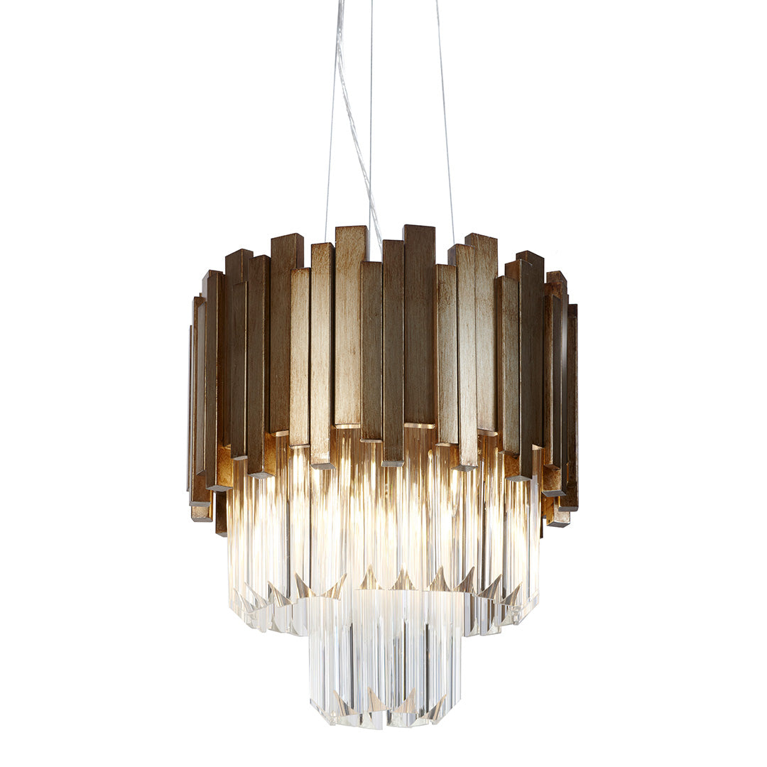 Antique Gold Finish 40cm Chandelier