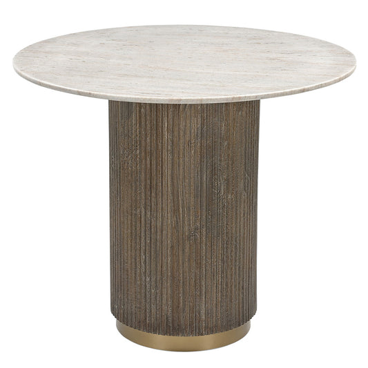 Marble Ribbed Dining Table
