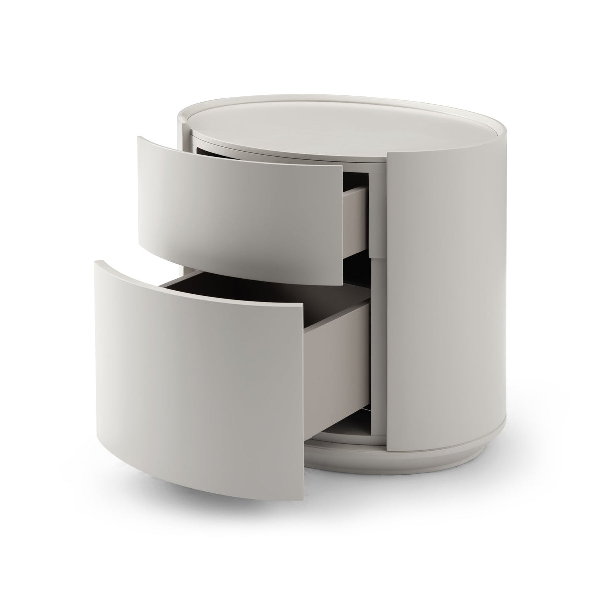 Ming Bedside Table - Matte Beige