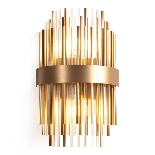 Brushed Antique Brass Wall Lamp