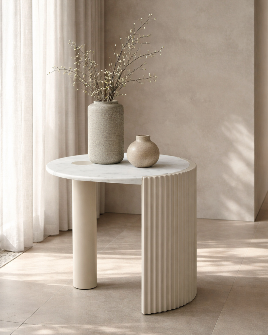 Salida Side Table - Beige