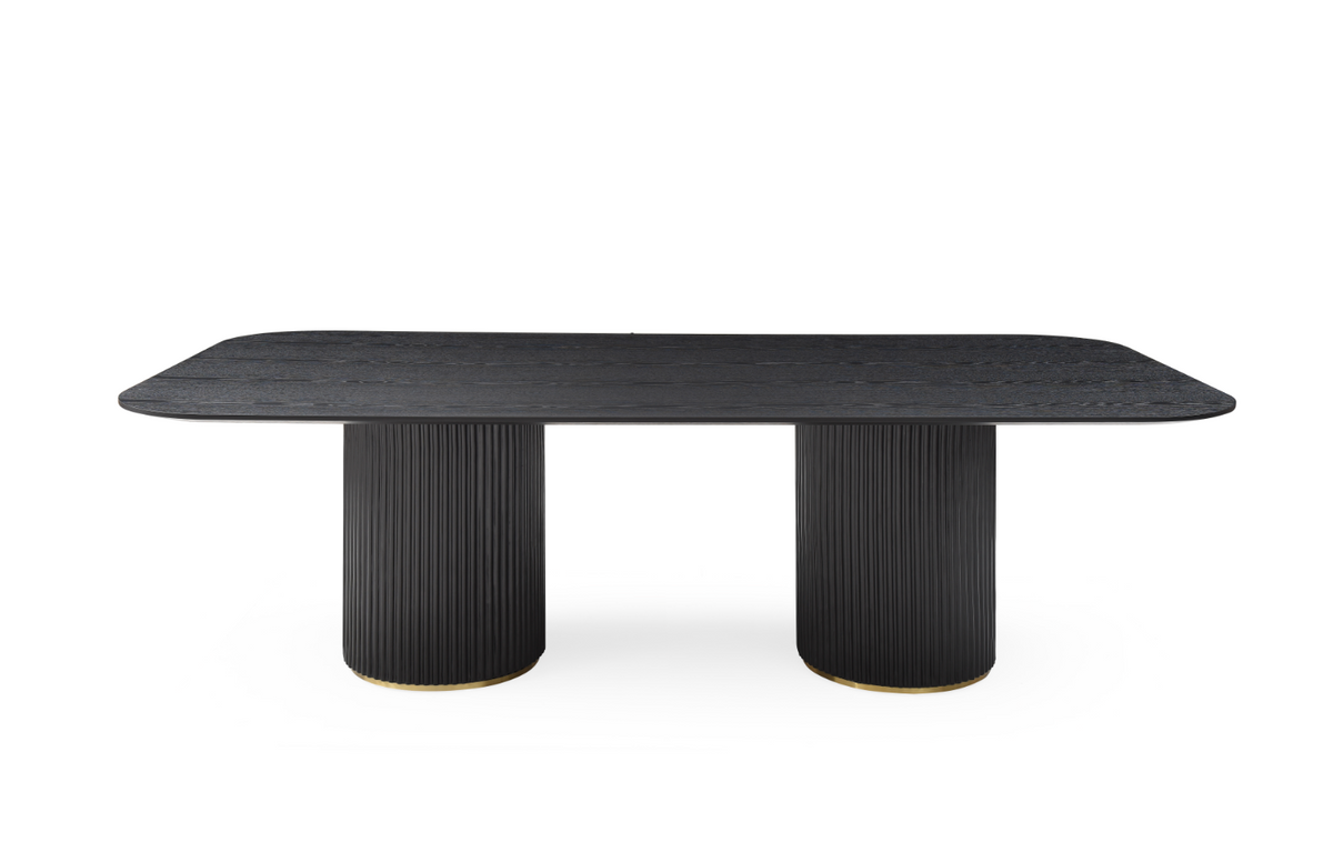 Lantine 240 Dining Table - Black Oak