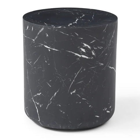 Ciladro Side Table - Faux Black Marble