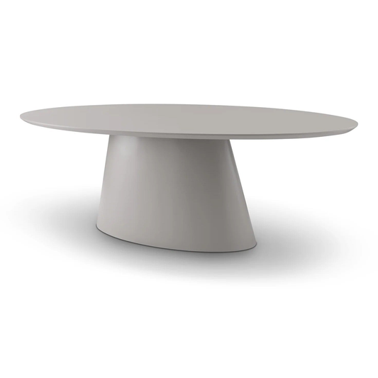 Tavamo Dining Table - Oval - Matte Beige