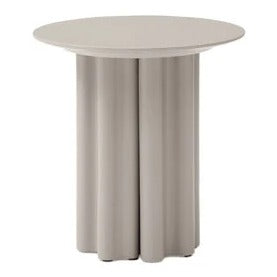 Moon Side Table - Matte Beige