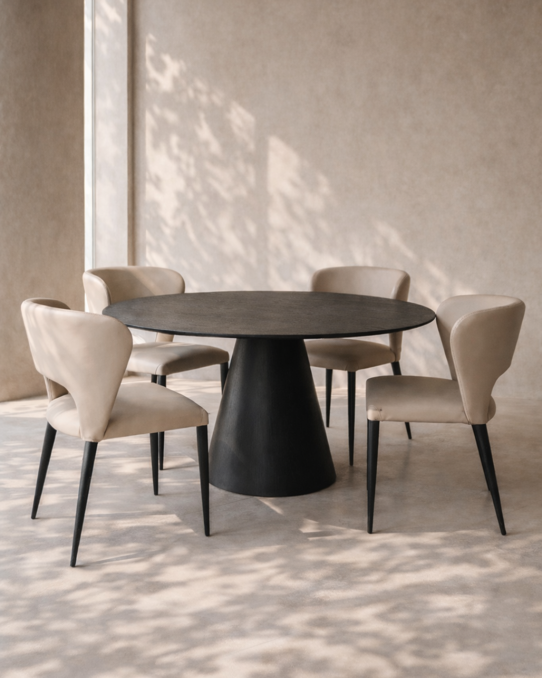 Tavamo 150 Dining Table - Black Oak