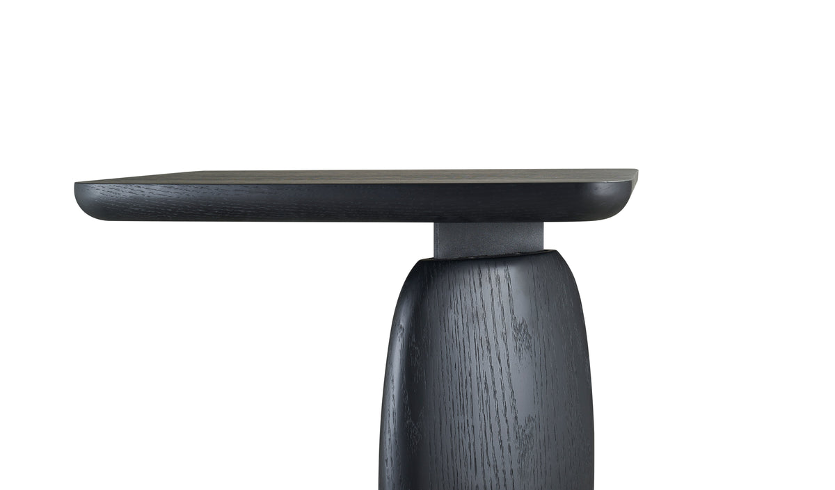 Underline Side Table - Black Oak