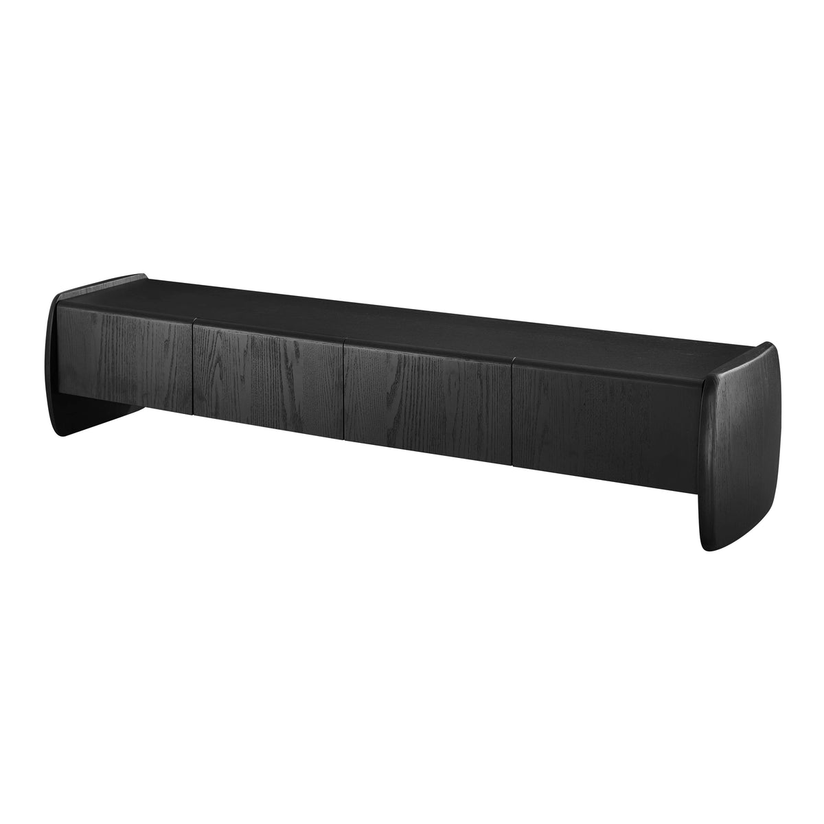 Underline Tv Unit - Black Oak