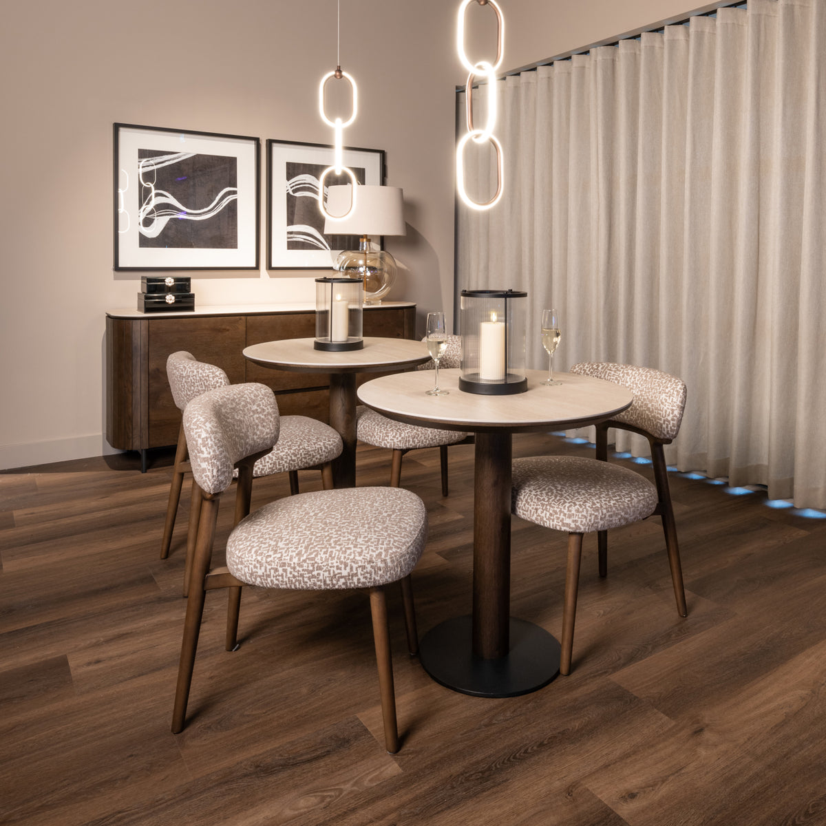 Rothley Brown Bistro Table 75cm