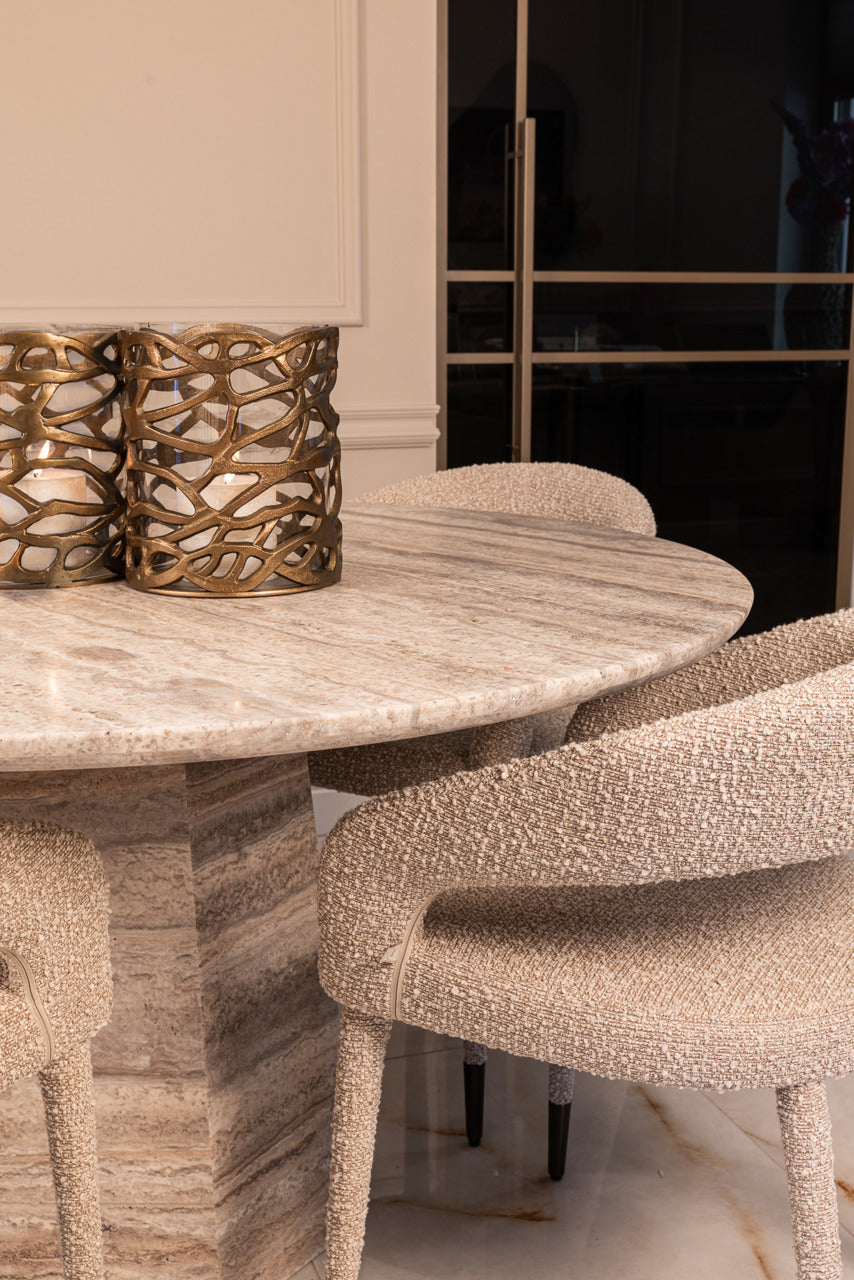 Weston Grey Dining Table 135cm