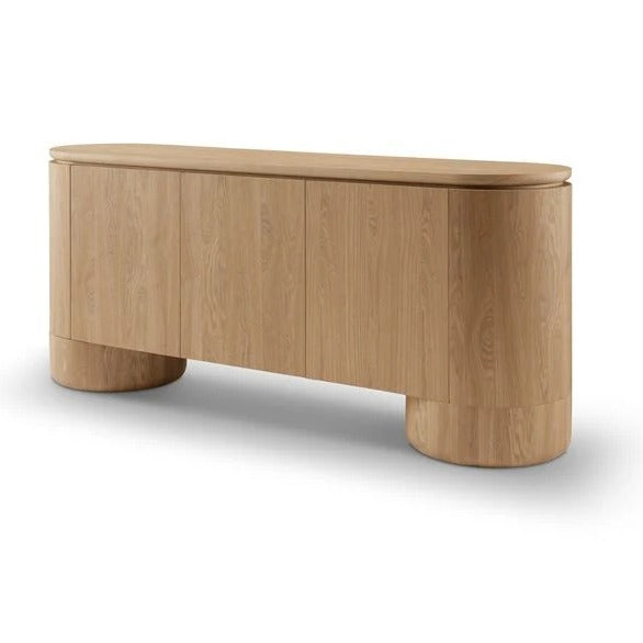 Berwick Buffet - Ash Oak - 3 Door