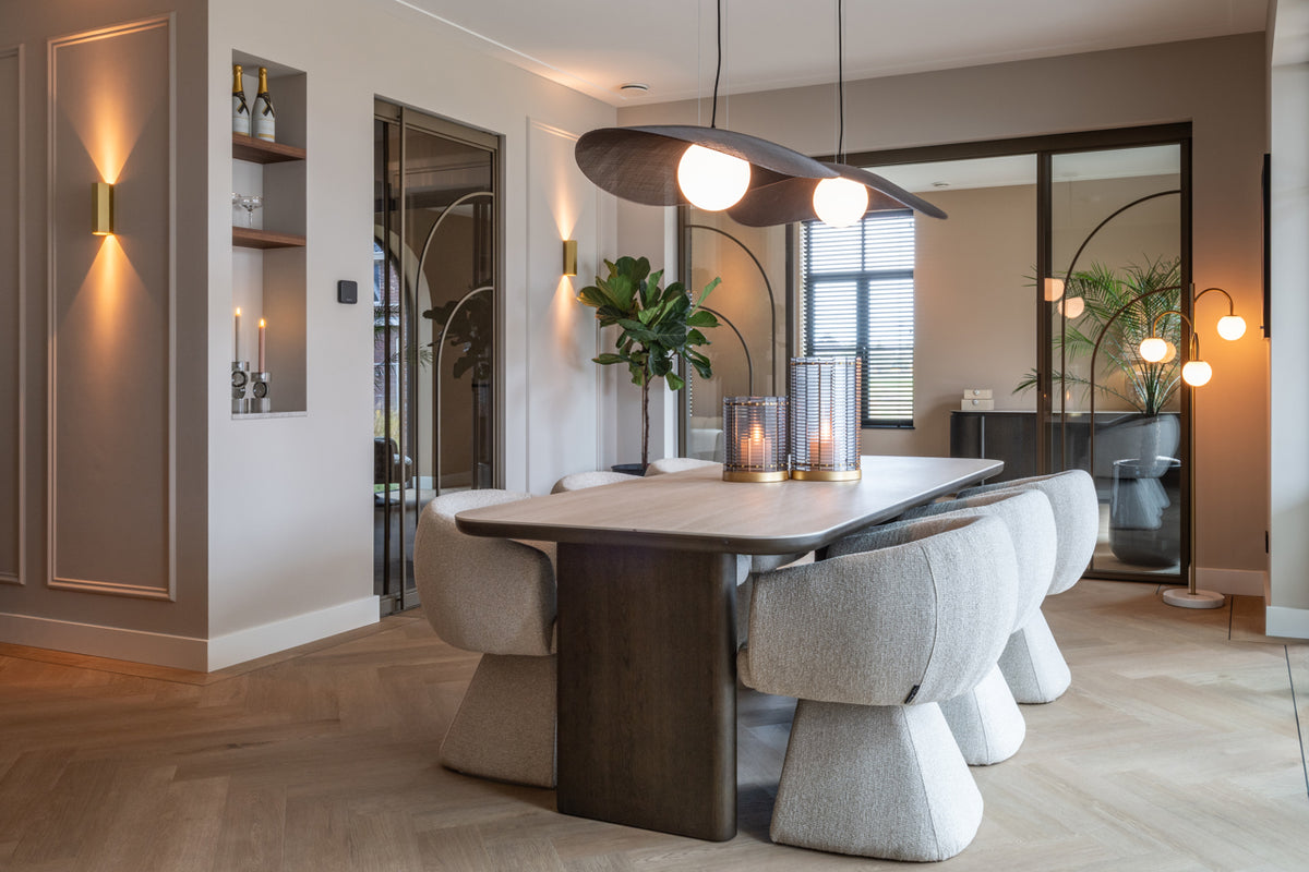 Nantes Brown Dining Table 230cm