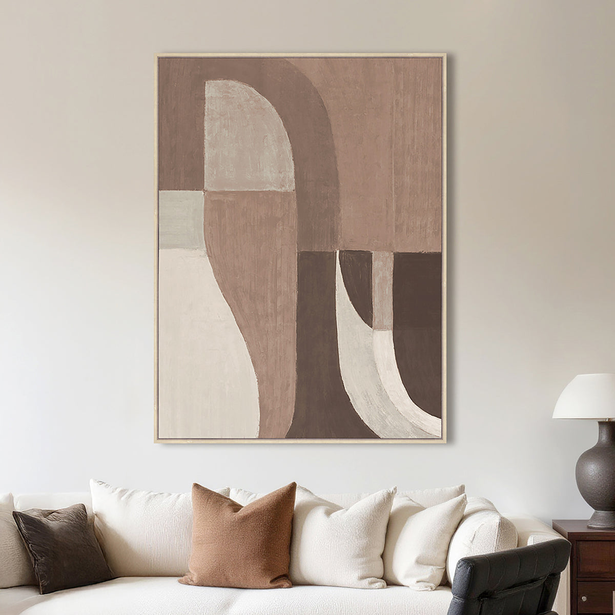 Tatum Left Brown Artwork