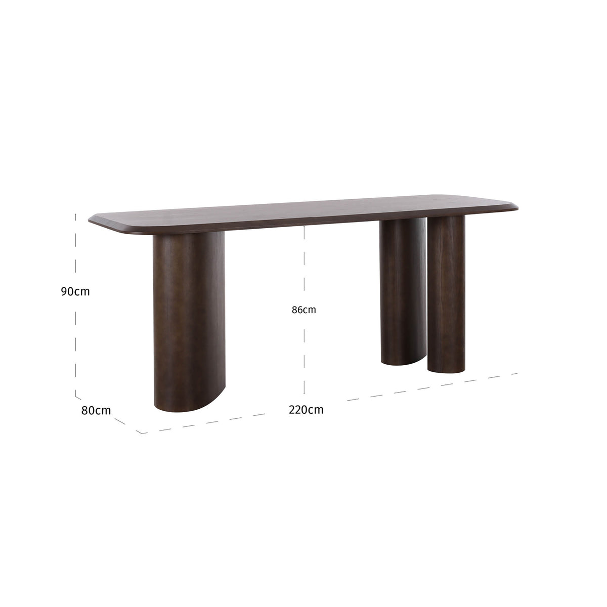 Penrose Brown Counter Table