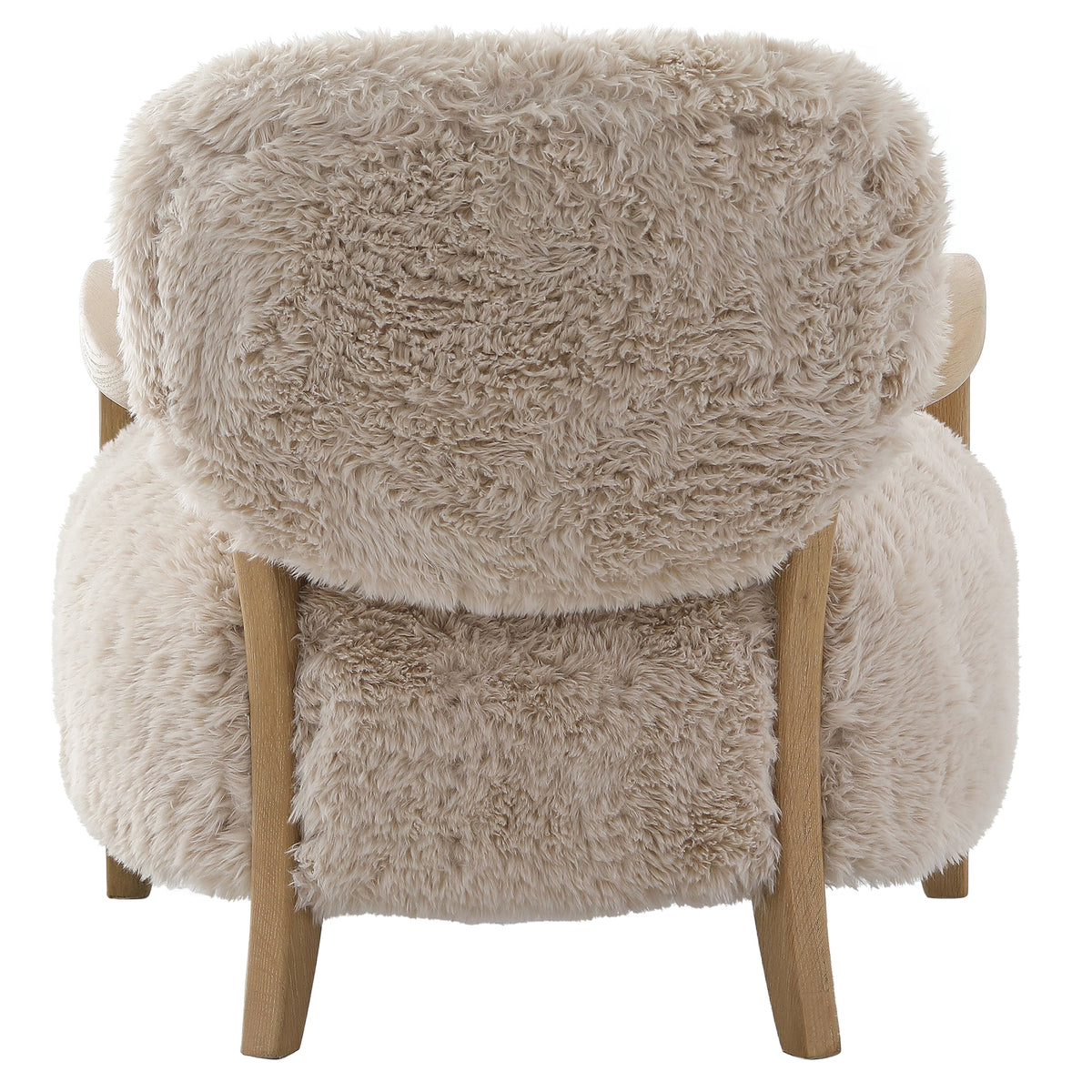 Lucca Faux Sheepskin Accent Chair