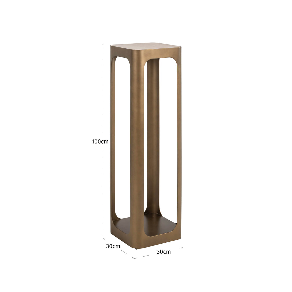 Clarendon Gold Antique Pedestal Column