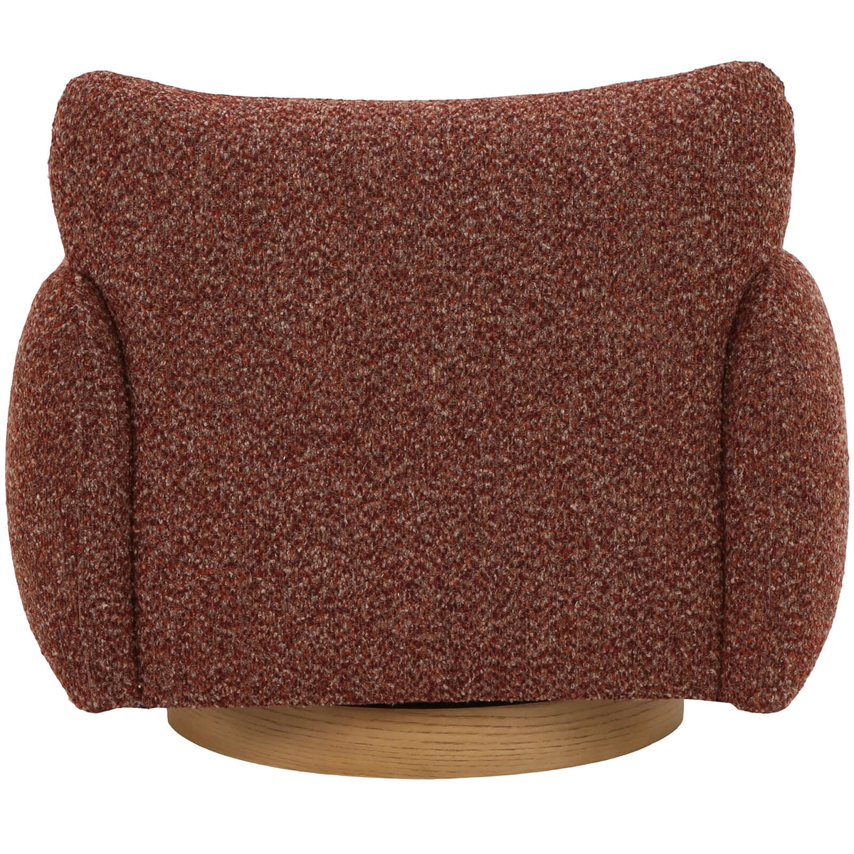 Montalto Mulberry Boucle Swivel Chair