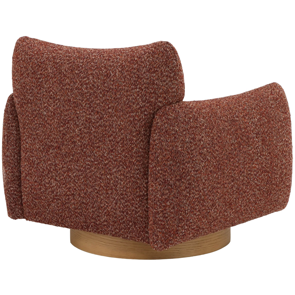 Montalto Mulberry Boucle Swivel Chair