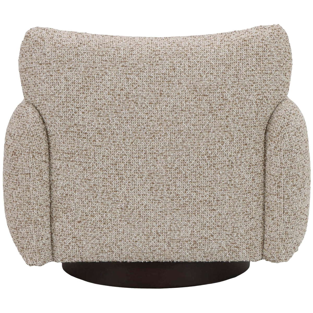 Montalto Soft Truffle Boucle Swivel Chair