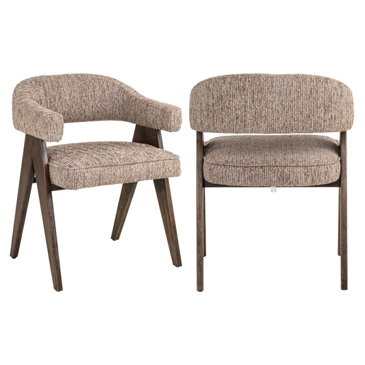 Moray Mocca Linear Dining Chair