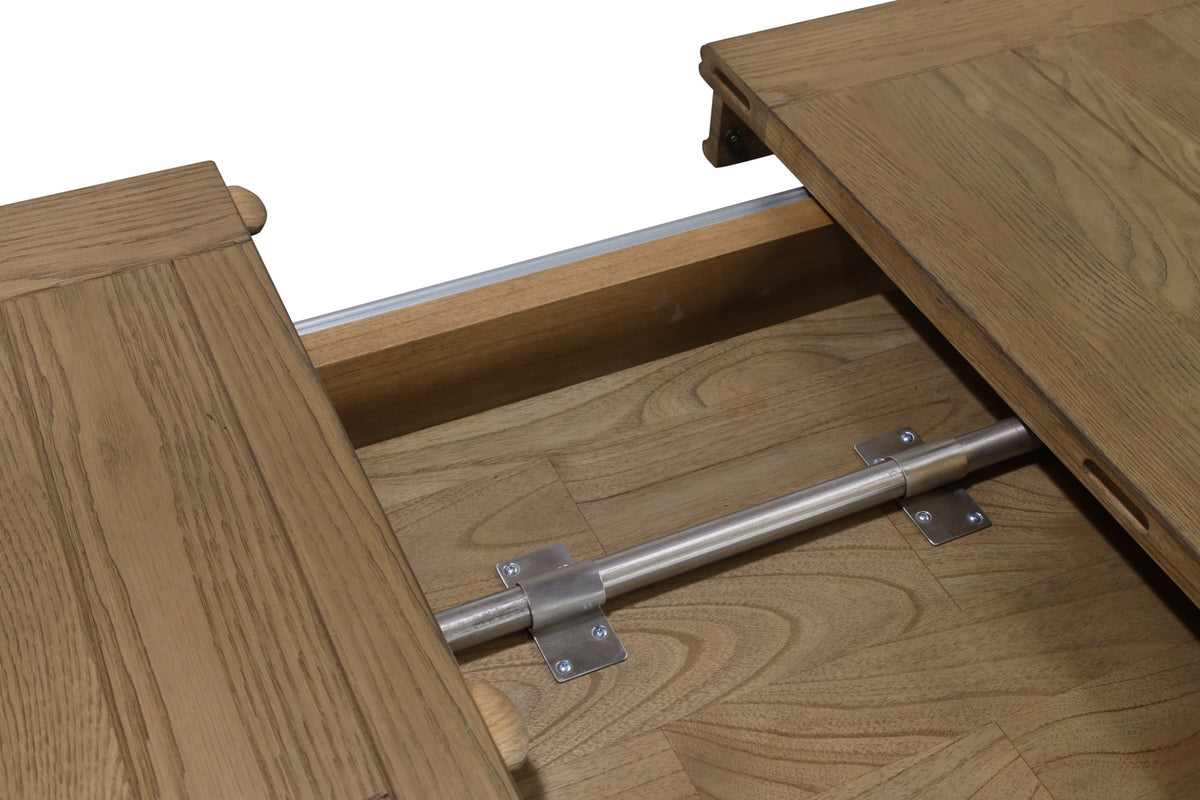 Corvara Extending Solid Oak Dining Table 210-310cm