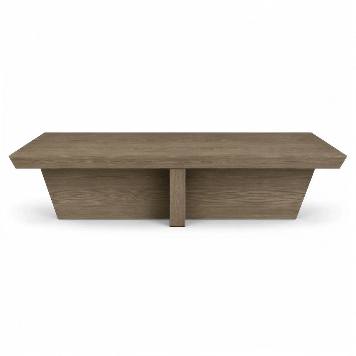 Architectural Taupe Oak Coffee Table