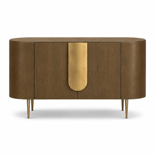 Caramel Oak Two Door Sideboard