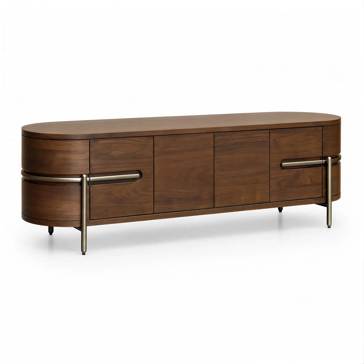Mid-Century Walnut Media Unit