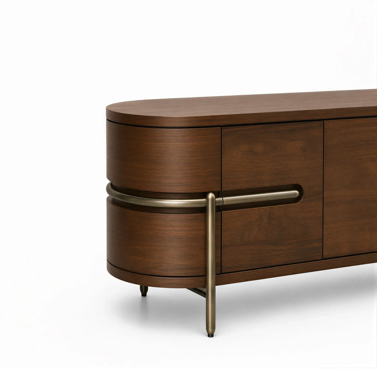 Mid-Century Walnut Media Unit