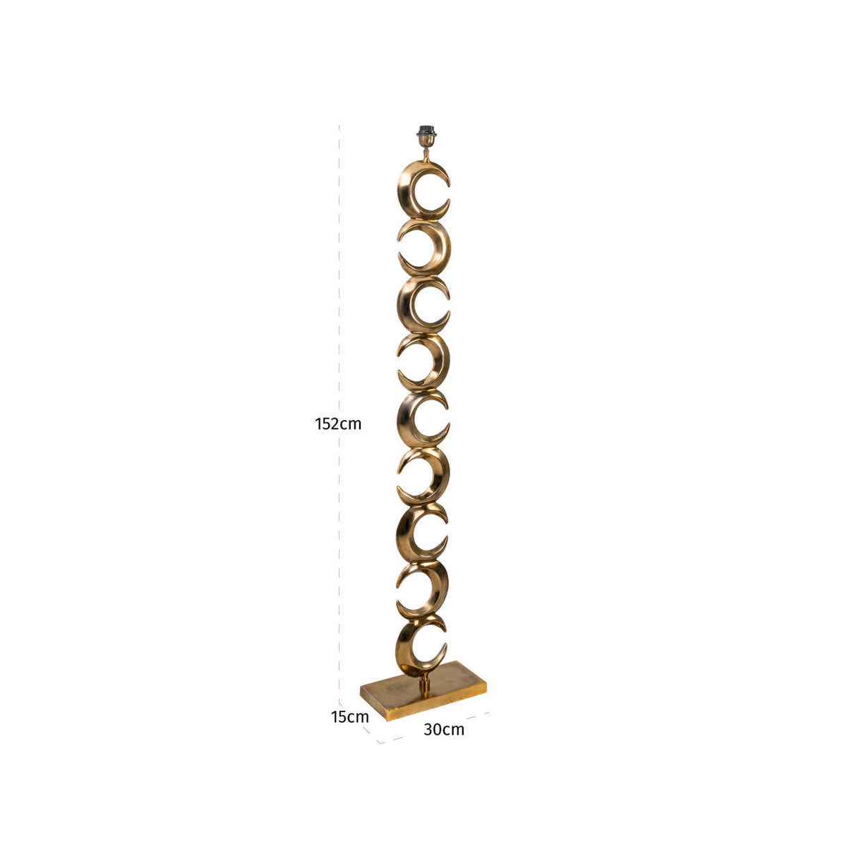 Aveline Antique Brass Floor Lamp