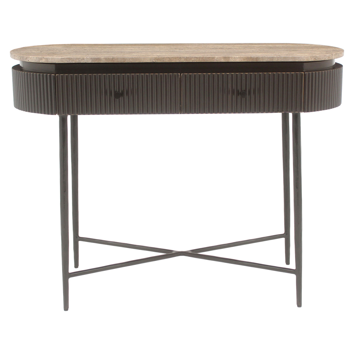 Russet Ash Brown Console Table