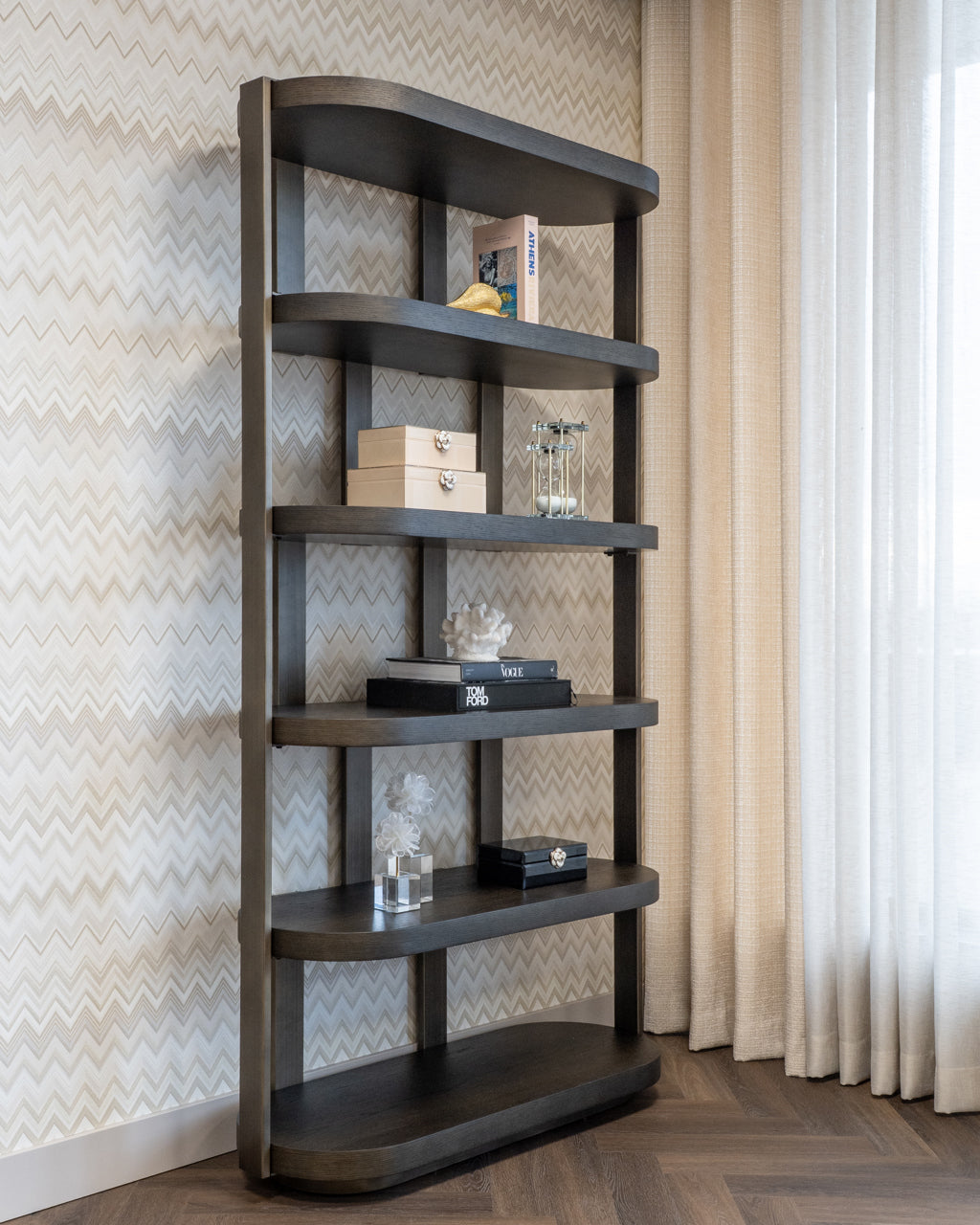 Ellsworth Brown Display Cabinet