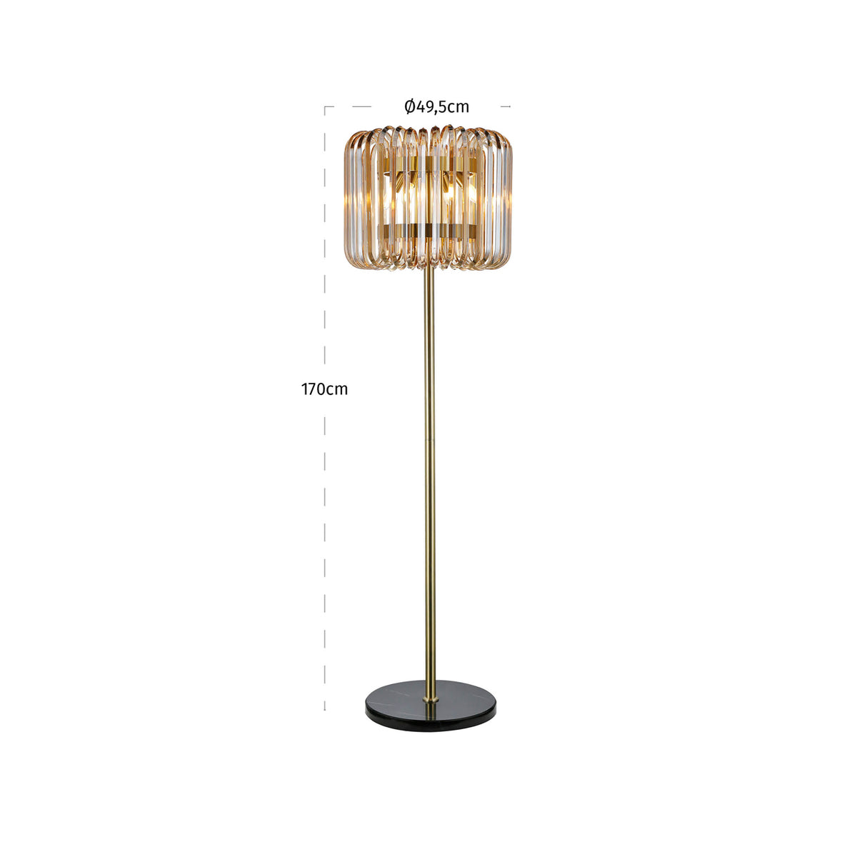 Chantal Bronze Floor Lamp