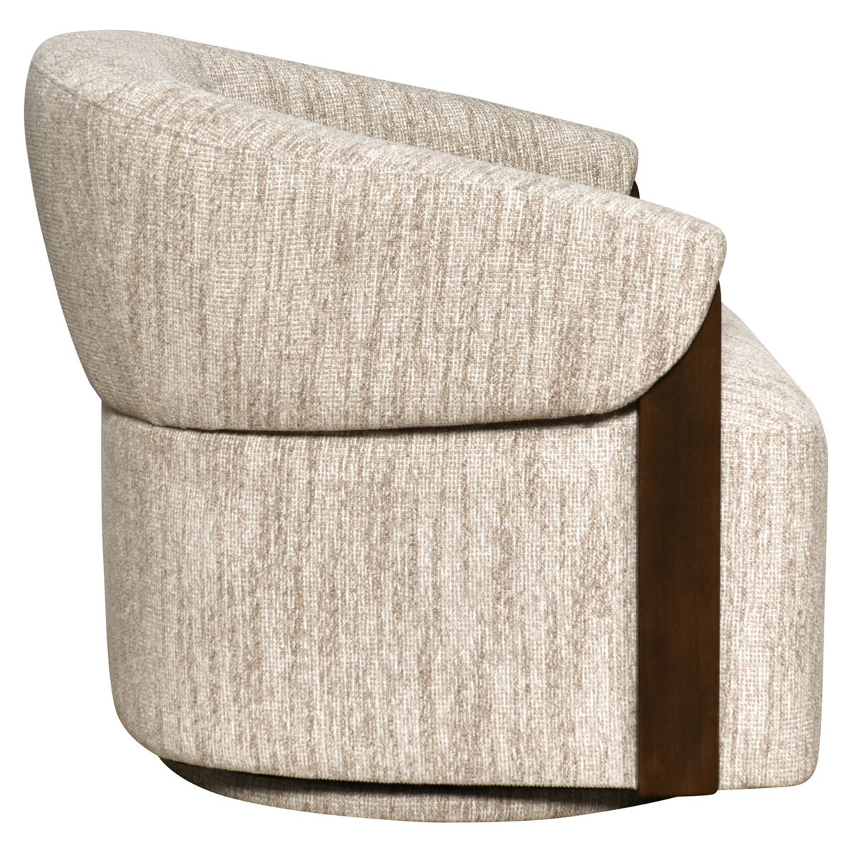 Marisol Natural Softweave Swivel Occasional Chair
