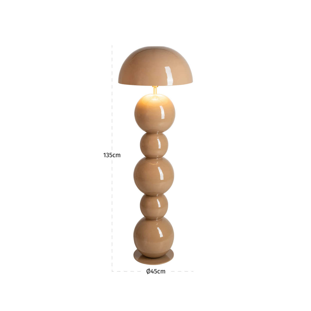Hadley Mocha Mousse Floor Lamp