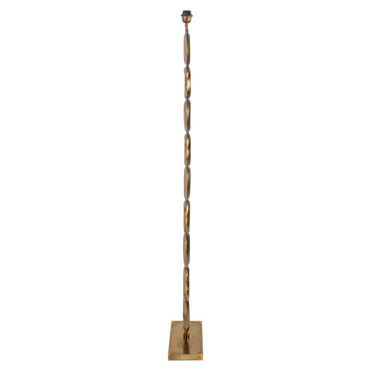 Aveline Antique Brass Floor Lamp
