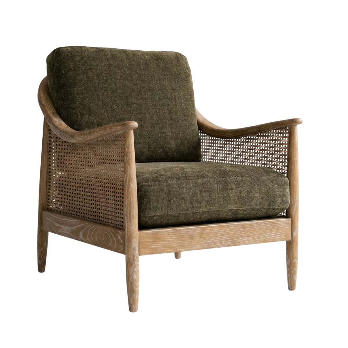 Positano Bottle Green Accent Chair